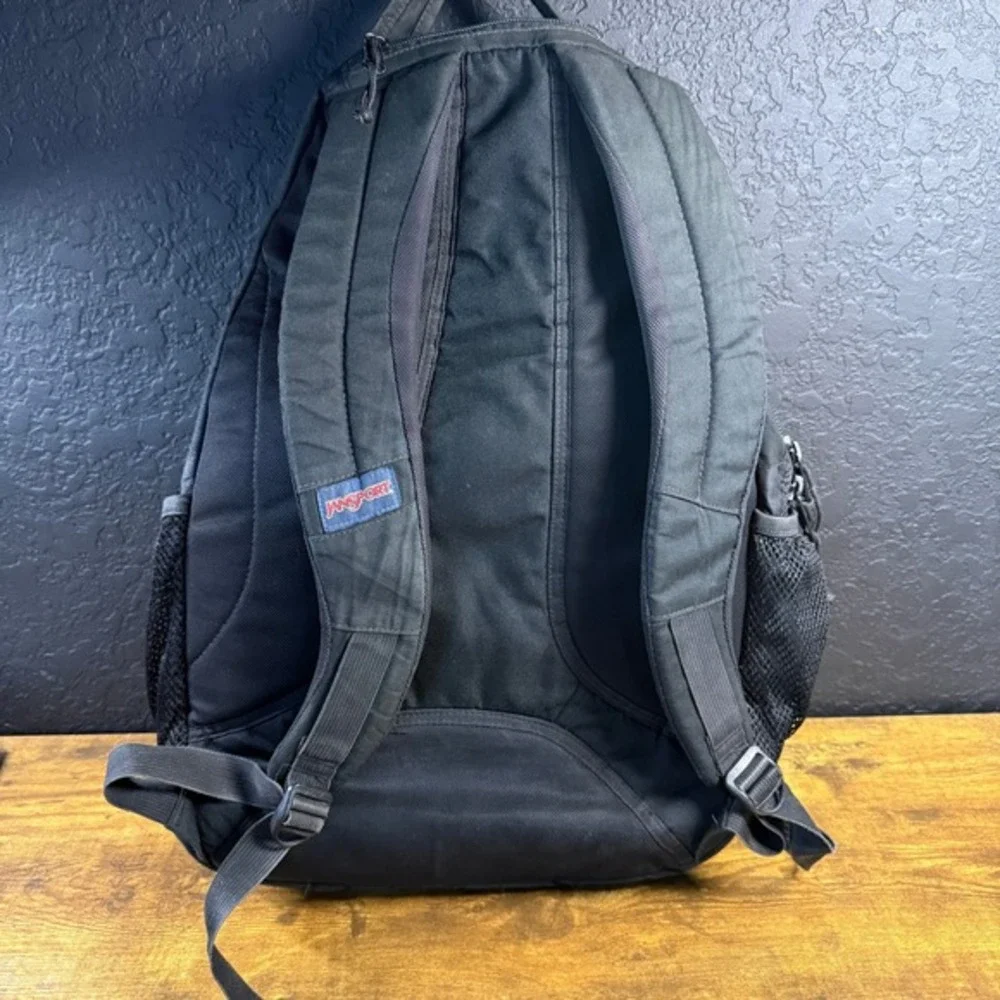 JanSport Odyssey‎ Black Nylon Multi-Compartment Laptop Backpack Unisex Large